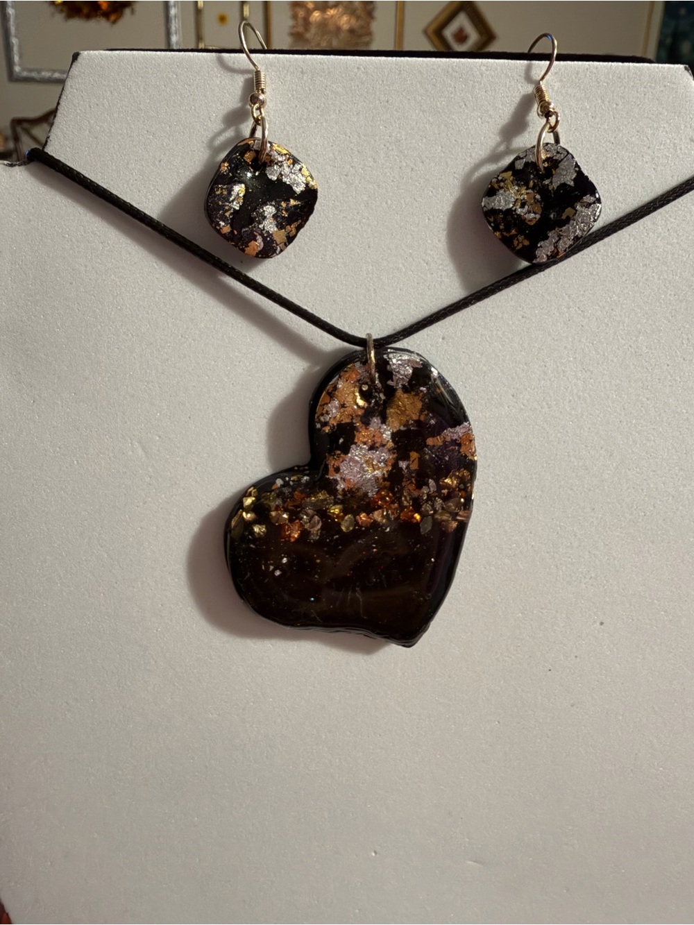 Custom made polymer clay jewelry